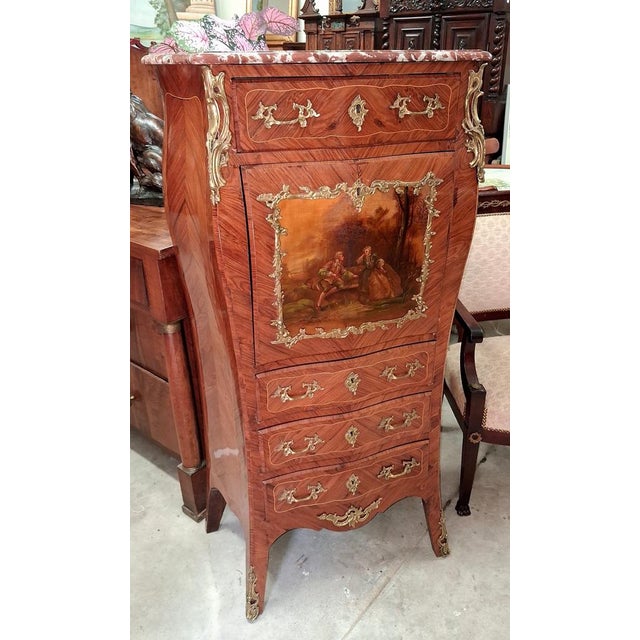 Late 19th Century Louis XV Style Ladys Secretary For Sale - Image 5 of 7