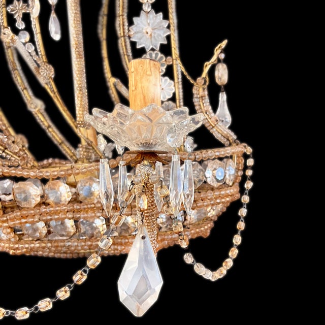 Italian Ship Chandelier, 1950s For Sale - Image 3 of 10