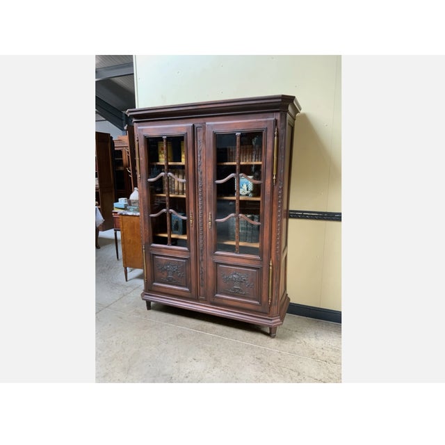 Antique Art Nouveau Display Cabinet, 1910 For Sale - Image 4 of 12
