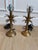 Chapman & Myers Vintage Heavy Cast Brass Palm Tree Table Lamps – Pair For Sale - Image 4 of 5