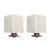 French Flush Mounted Wall Lamp Set, 1960s, Set of 2 For Sale