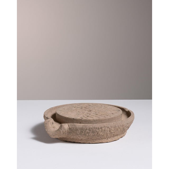 19th Century Tan Sandstone Pedestal For Sale - Image 15 of 15