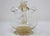 Price reduced $60. Now only $195! This is a very old and lovely sugar bowl with 24K gold powder infused into the glass. In...