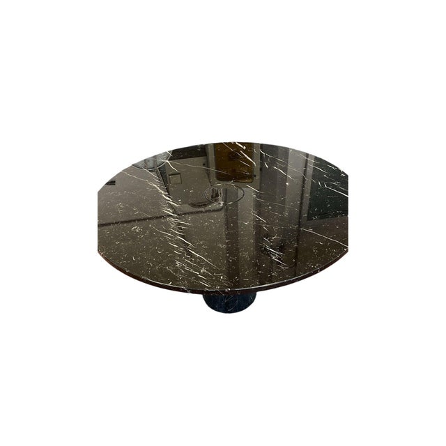 Mid-Century Modern Black Marquiniamarble Eros Dining Table by Angelo Mangiarotti for Skipper, 1990s For Sale - Image 3 of 4