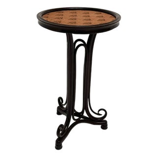 Coffee Table in Stained Mahogany from Gebrüder Thonet, 1904 For Sale