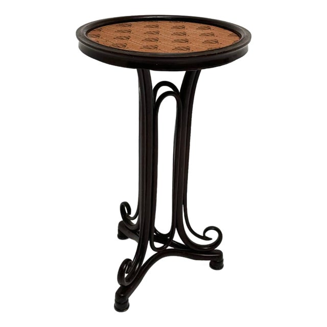 Coffee Table in Stained Mahogany from Gebrüder Thonet, 1904 For Sale