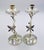 A charming and sculptural pair of silver-plated candle holders designed and handcrafted in Taxco, Mexico by acclaimed...