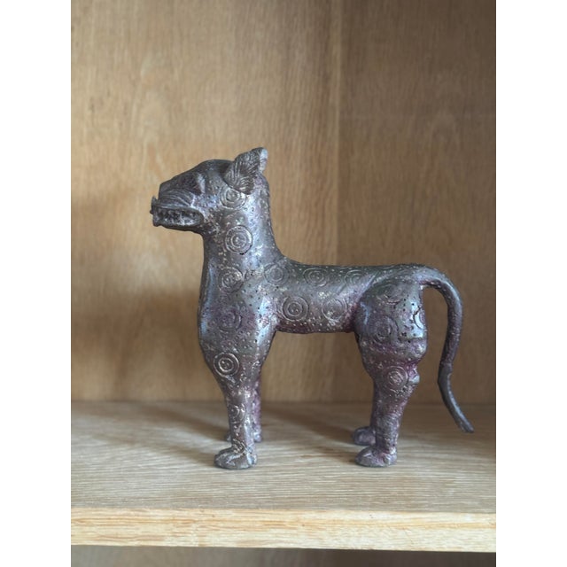 Vintage Indian Dhokra Lost-Wax Metal Horse Sculpture For Sale In Philadelphia - Image 6 of 10
