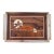 Mid Century Vintage Teak Inlay Trays, Made in Italy (2 Available) For Sale