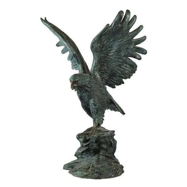 Patin Bronze Eagle-Sculpture, Italy, 1970s, Bronze For Sale - Image 11 of 11