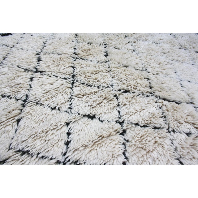 Textile Mid 20th Century Vintage Moroccan Rug - 12' X 6'2'' For Sale - Image 7 of 11