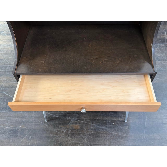 Brown Bespoke Mid-Century Style Cabinet For Sale - Image 8 of 12