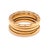 2020s Bvlgari 18ct Yellow Gold B.Zero1 3-Band Ring 9.88g, Size 7 For Sale - Image 5 of 10