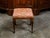 English 1820s Mahogany Stool with Floral Themed Upholstery and Cabriole Legs For Sale - Image 10 of 10