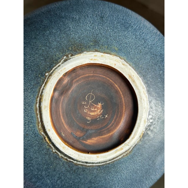 1950’s Carl Harry Stålhane for Rörstrand Ceramic Bowl For Sale In Philadelphia - Image 6 of 6