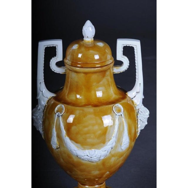 Ceramic Decorative Italian Amphora Vase For Sale - Image 7 of 15
