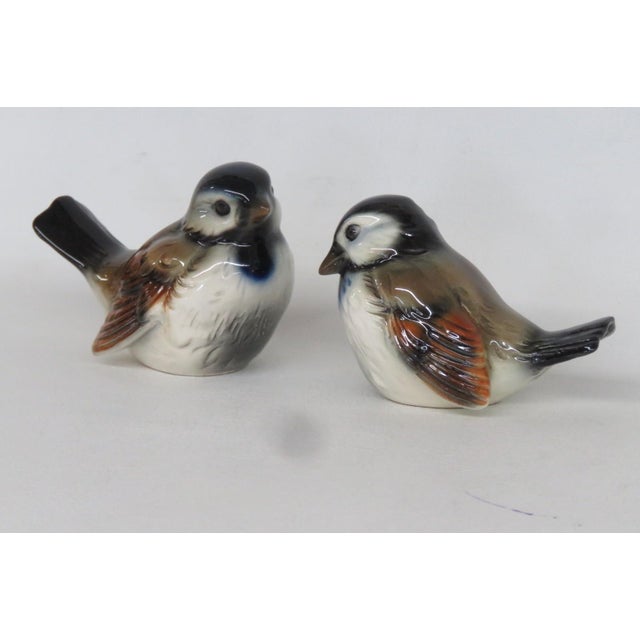 This beautiful Pair of 2 Sparrow Figurines is made of porcelain and hand painted. This darling figurine pair was made in...