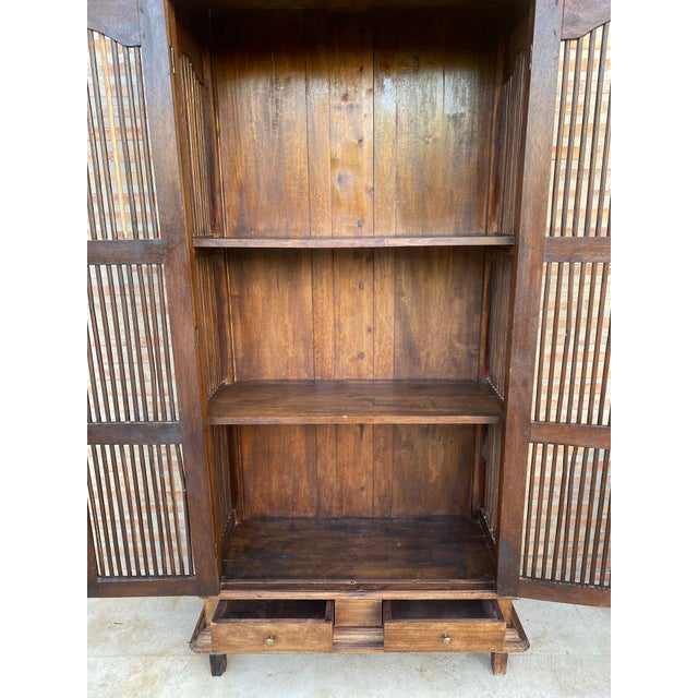 Wood 18th Century Cupboard or Cabinet, Wine Rack, Pine, French, Restored For Sale - Image 7 of 18