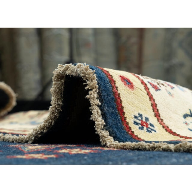 Textile Oriental Hand Knotted Round Rug 8' x 8' #17101 For Sale - Image 7 of 8