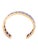 Line Vautrin Tory Burch Rectangular Resin Cuff Gold Plated One Size Talosel Style For Sale - Image 4 of 8