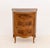 Italian Walnut Serpentine Commode, with single drawer above cabinet on four cabriole legs, stamped "Made in Italy" to...