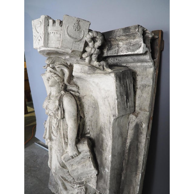 19th C. Plaster Allegorical Personification of the City of Saint-Étienne, France For Sale - Image 15 of 18