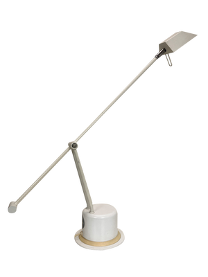 White Metal Table Lamp from Massive, 1980s