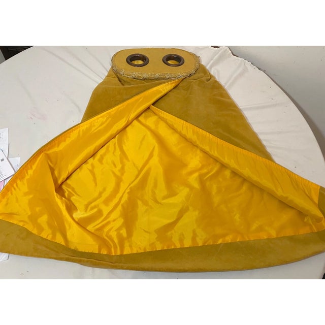 Rare Antique Hand Embroidered Judaica Jewish Tree Life Torah Mantel Scroll Cover For Sale - Image 9 of 10