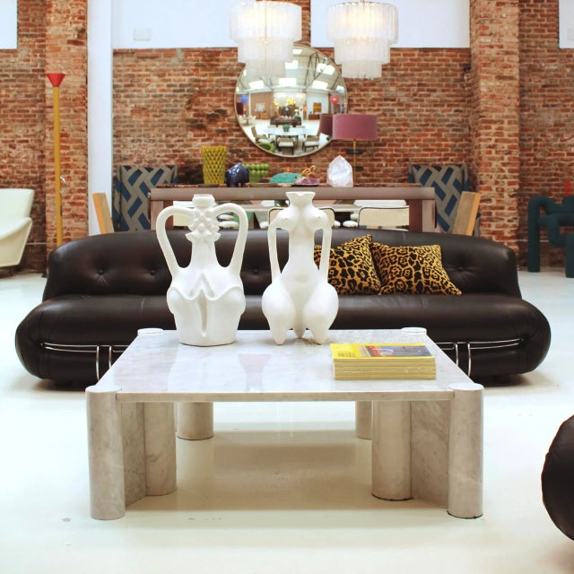 Jumbo Marble Coffee Table attributed to Gae Aulenti for Knoll, 1960s For Sale - Image 9 of 10