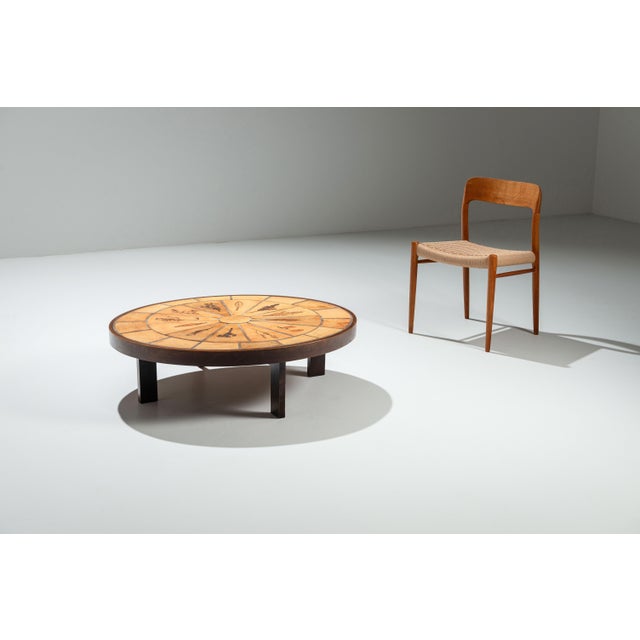 Wood Les Herbiers Coffee Table by Roger Capron for Vallauris, 1960s For Sale - Image 7 of 13