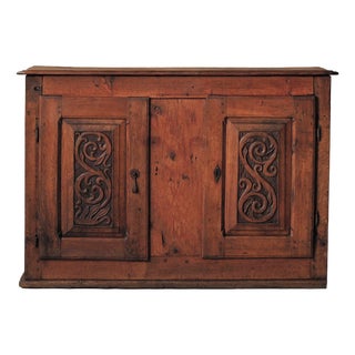 Alpine Folk Buffet in Wood, 1800s For Sale