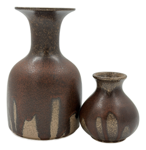Mid-Century Modern West German Pottery Vases from Steuler Keramik, 1960s, Set of 2