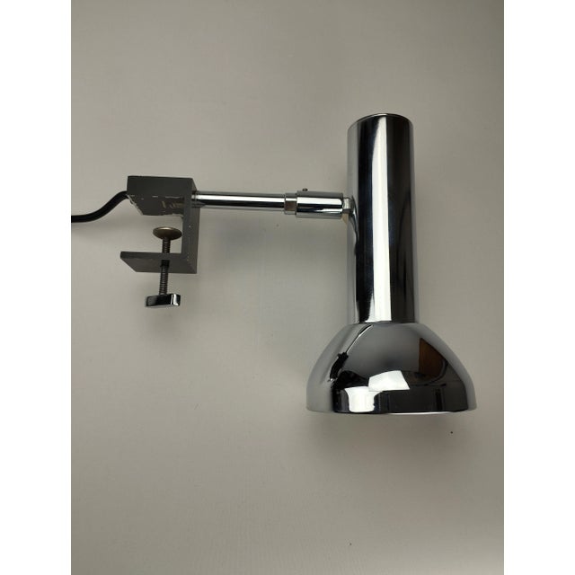 Mid-Century Chrome-Plated Clip-on Desk Lamp from Cosack, 1960s, in Very Good conditions. Designed 1960 to 1969 This piece...