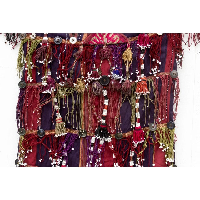 Antique Beaded Nomadic Dress For Sale - Image 10 of 11