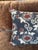 Indigo Block Print Sean Leffers XL Lumbar Pillow For Sale - Image 4 of 7