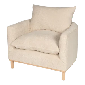 Moss Home Haus Chair 35"W, Polar Oatmeal