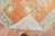 Antique Zabihi Collection Oushak Orange Floral Scatter Rug - 3'7" x 4'10" For Sale - Image 4 of 8
