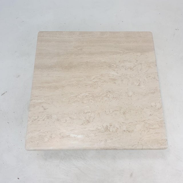 Italian Travertine Coffee Table, 1980s For Sale - Image 14 of 18