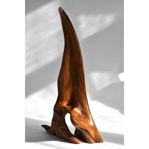 S0247 Decorative Object in Fir Wood by Jörg Pietschmann For Sale - Image 6 of 8