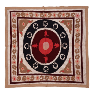 Suzani Embroidery Wall Decor - Tribal Embroidery 4'4'' X 4'8''