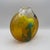 Turquoise Vintage Art Glass Vase in Yellow and Turquoise by Jiri Suhajek for Moser Karlsbad, 1970 For Sale - Image 8 of 16
