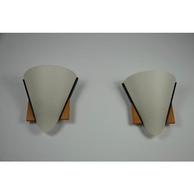 Wooden Wall Lamps attributed to Domus, 1970s For Sale - Image 6 of 15
