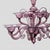 Venetian Purple Hand-Blown 12-Light Chandelier from Cenedese For Sale - Image 3 of 9