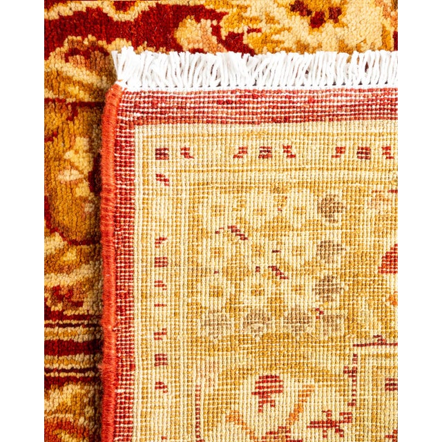 2000 - 2009 Ottoman, One-of-a-Kind Hand-Knotted Runner Rug - Red, 2' 6" x 10' 5" For Sale - Image 5 of 8