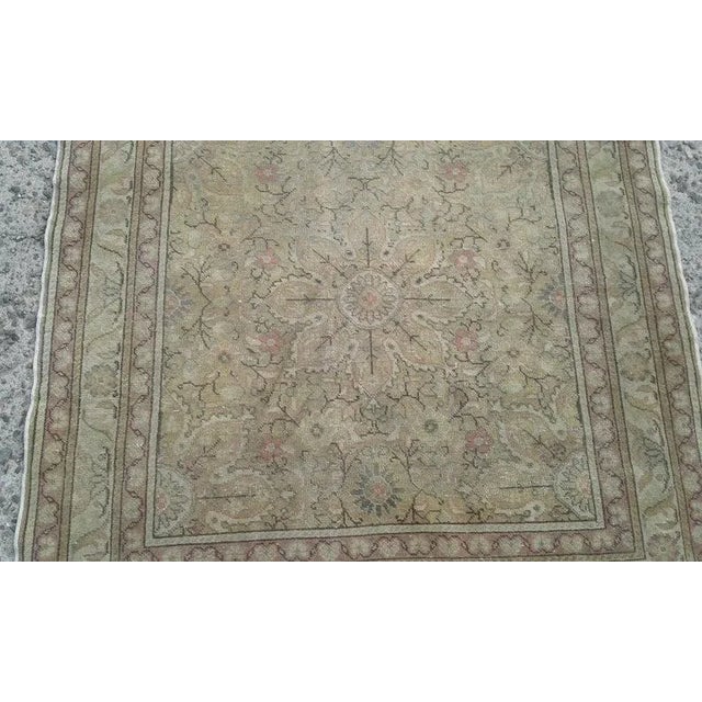 Hand Wowen Wool Turkish Rug, Rug,Vintage Rug,Beatifull Color Combination Turkish Retro Rug, Home Decor 3'10"x 5'11", Ft For Sale - Image 4 of 12