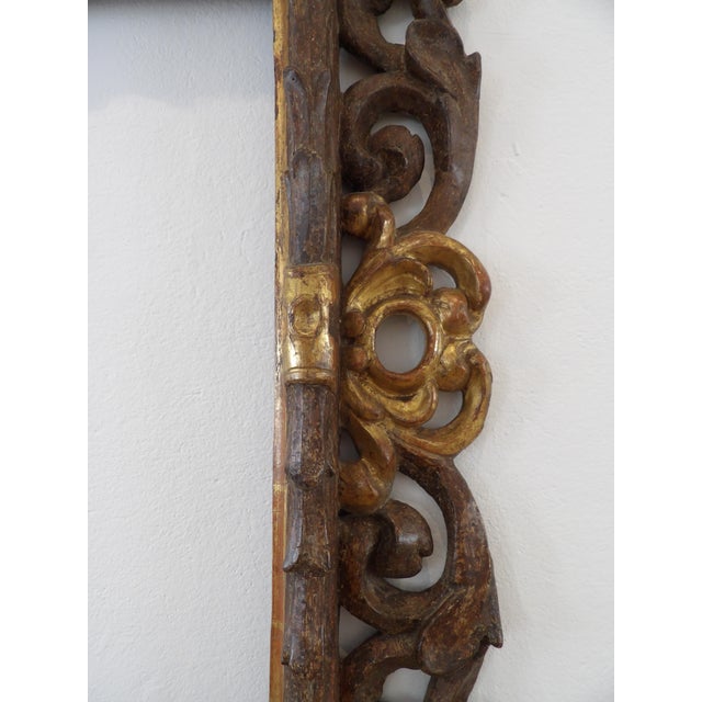 Gilded and Bronzed Wooden Frame, Central Italy, 1600s For Sale - Image 16 of 18