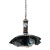 Mid 20th Century Hollohaza Porcelain Pendant Light For Sale