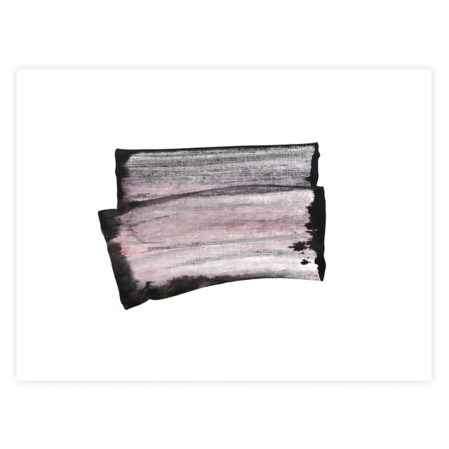 2020s Contemporary Abstract Acrylic on Hahnemühle Paper Painting "Winter Light 01" by Emma Godebska For Sale - Image 5 of 5