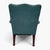 1990s Vintage Chippendale Mahogany Lolling Chairs – Pair Upholstered Armchairs – Stow & Davis For Sale - Image 5 of 10