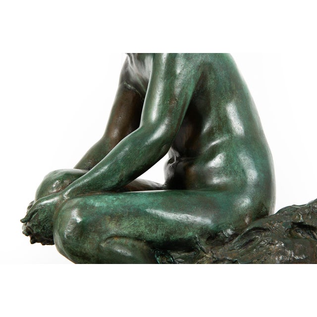 American Bronze Sculpture Fountain “Undine” (1914) by Edward Berge For Sale - Image 13 of 18